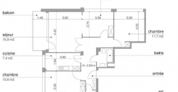 Appartement  avec vue sur le Jet d’eau